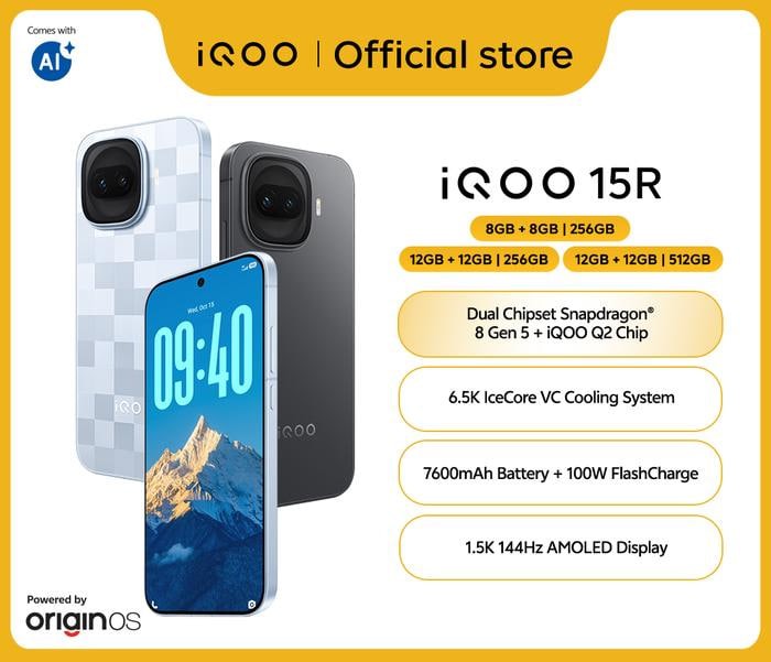 iQOO 15R Rilis! HP Snapdragon 8 Gen 5 Termurah di 2026?