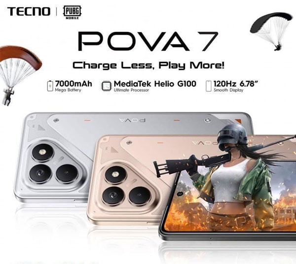 Tecno Pova 7: HP Gaming 3 Jutaan dengan Baterai 7000 mAh!
