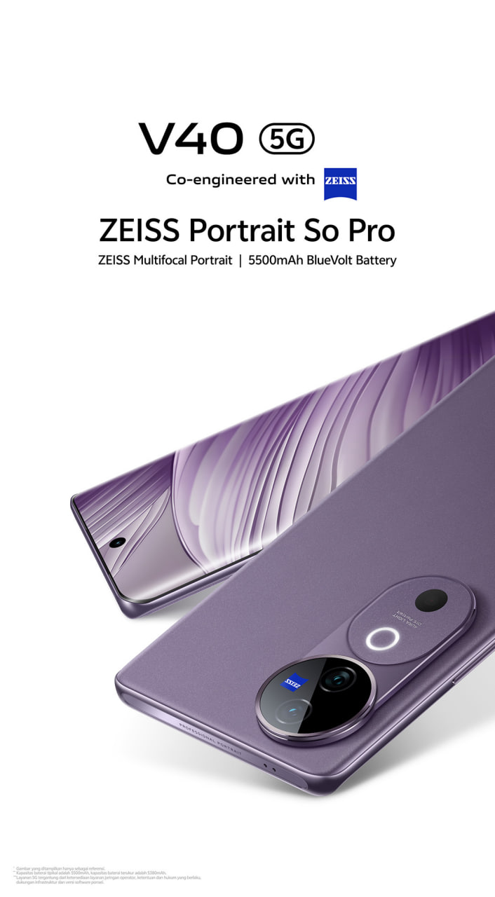 Vivo V40 ZEISS: Kamera Pro dan Desain Premium